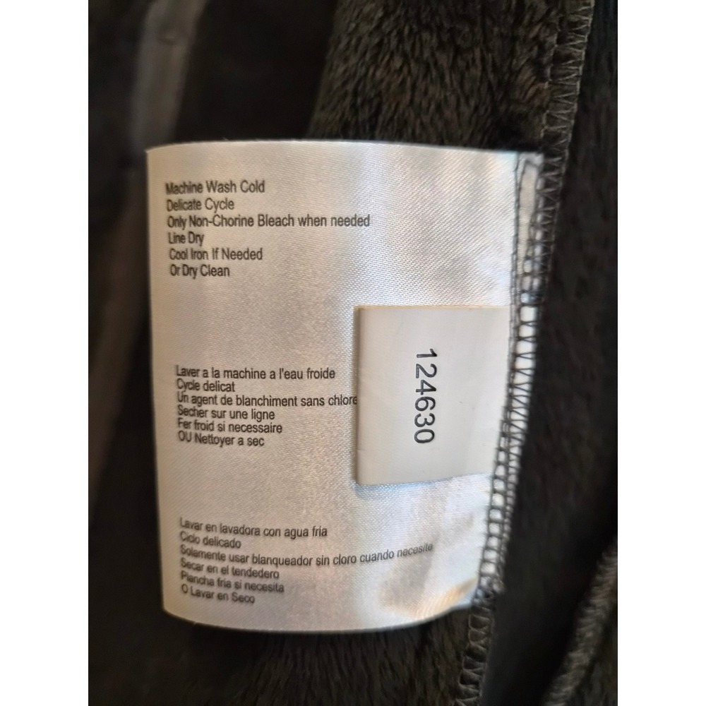 Michael Kors Womens XS Gray Softshell Jacket Faux Fur Lined Hooded Belted Trench - Picture 9 of 15